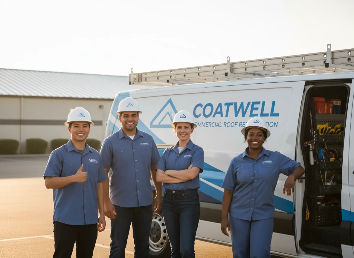 Commercial roof coating company in Blackstone, MA
